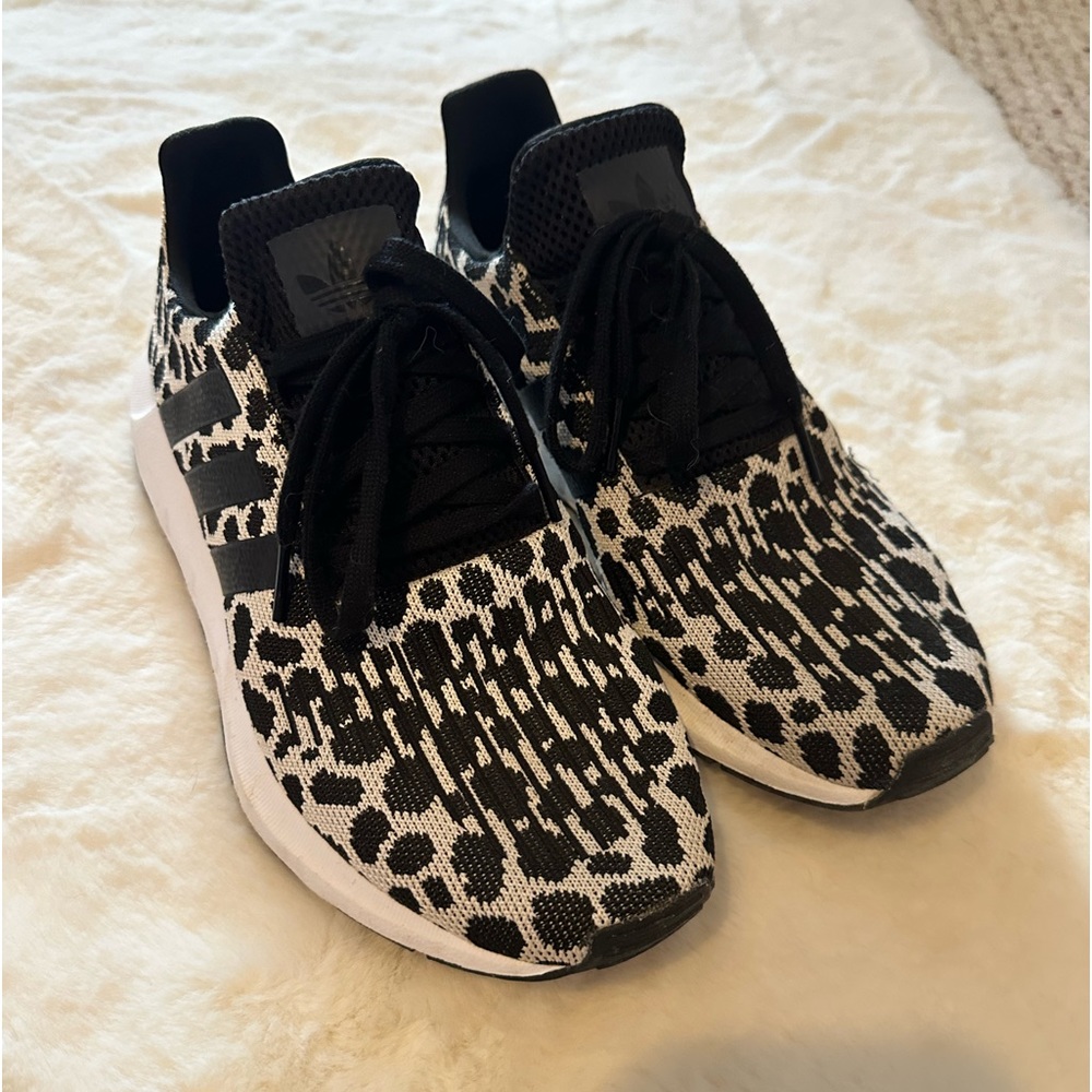 Women adidas size 8. Something different and fun. Barely worn.